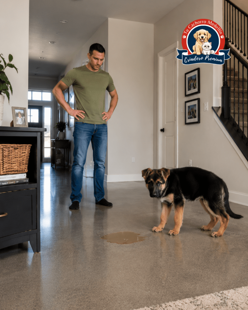 Como evitar que mi cachorro se orine en casa